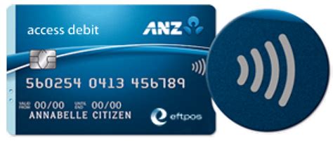 ANZ credit card contactless